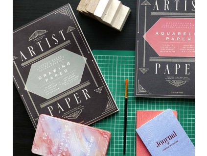 Ritpappersblock ARTIST PAPER, A4, 50 st, Printworks