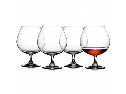 Cognacglas JUVEL, set i 4 delar, 690 ml, Lyngby Glas