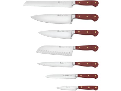 Knivar i knivblock CLASSIC COLOUR , set i 8, tasty sumak, Wüsthof