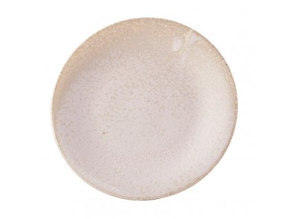 Förrättstallrik WHITE FADE 21 cm, beige, MIJ