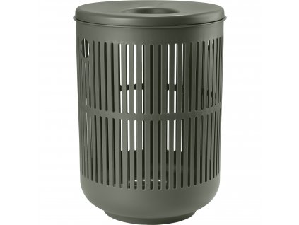 Tvättkorg UME 60 l, olivgrön, plast, Zone Denmark