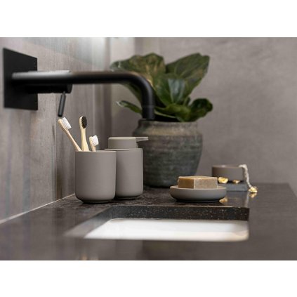 Tvålpump UME 250 ml, beige, keramik, Zone Denmark