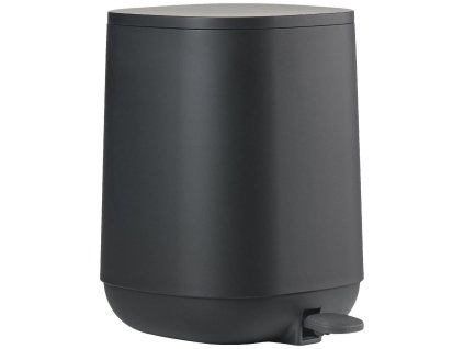 Soptunna badrum TIME 3 l, svart, plast, Zon Danmark