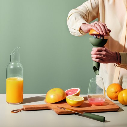 Citruspress GREEN TOOL 22 cm, grön, rostfritt stål/plast, Eva Solo