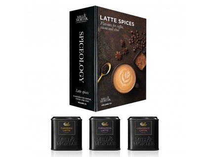Latte-kryddor LATTE SPICES, set i 3, Mill & Mortar