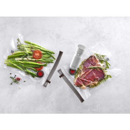 Vakuumförpackningar för livsmedel FRESH & SAVE M, set i 10, klar, plast, Zwilling