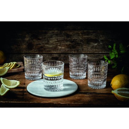 Whiskeyglas ETHNO, set i 4, 294 ml, klara, Nachtmann