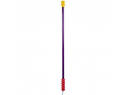 Väggdekorationslampa SUPERLINEA 141,5 cm, lila, trä/plast, Seletti