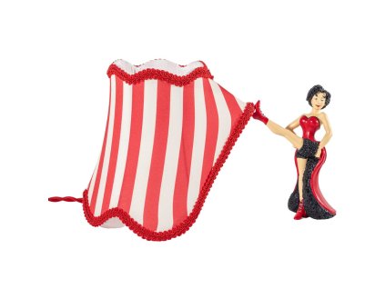 Bordslampa CIRCUS ABATJOUR WOMAN 26 cm, flerfärgad, harts, Seletti