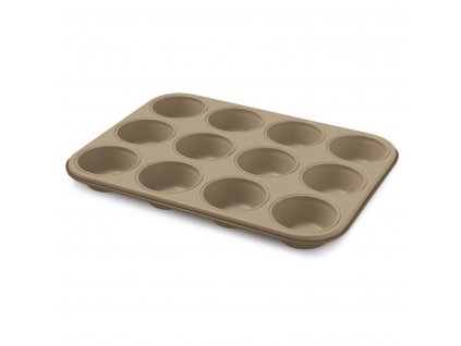 Muffinsplåt GOLD ELEGANCE 35 x 27 cm, brons, stål, Guardini