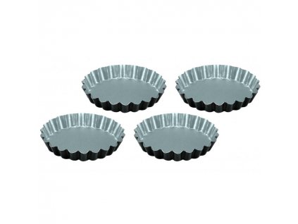Pajform SILVER ELEGANCE, set i 4, 12 cm, svart, stål, Guardini