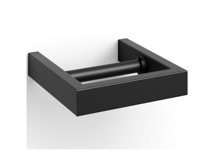 Toalettpappershållare LINEA 15 cm, svart, rostfritt stål, Zack