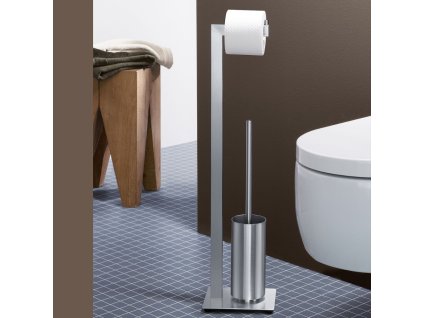 Toalettbutler LINEA 72 cm, matt, rostfritt stål, Zack