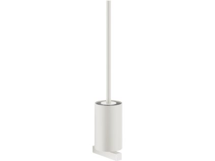 Toalettborste CARVO 50 cm, väggmonterad, vit, rostfritt stål, Zack
