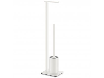 Toalettbutler CARVO 72 cm, vit, rostfritt stål, Zack