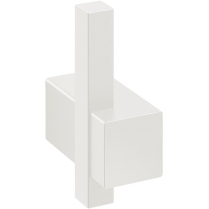 Handdukskrok CARVO 6 cm, vit, rostfritt stål, Zack