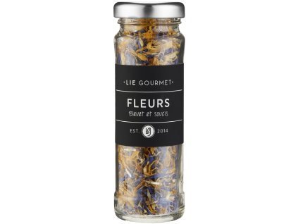 Torkade blommor 3 g, ringblommor och blåklint, Lie Gourmet