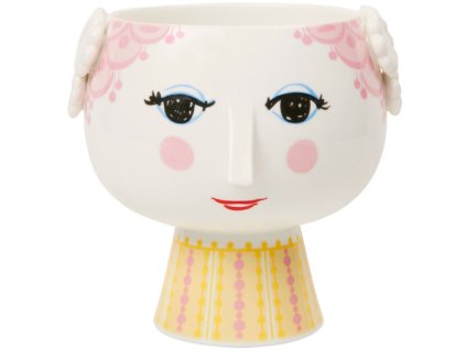 Blomkruka EVA 15 cm, rosa, keramik, Bjørn Wiinblad