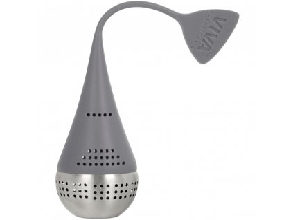 Tesil INFUSION EGG 16 cm, grå, rostfritt stål, Viva Scandinavia