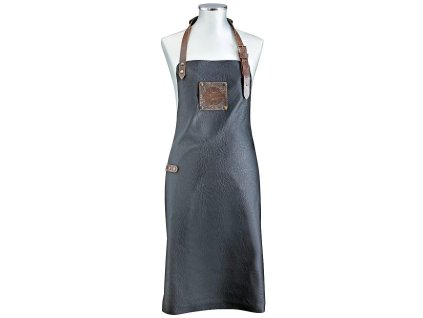 Grillförkläde 95 cm, svart, läder, F.DICK