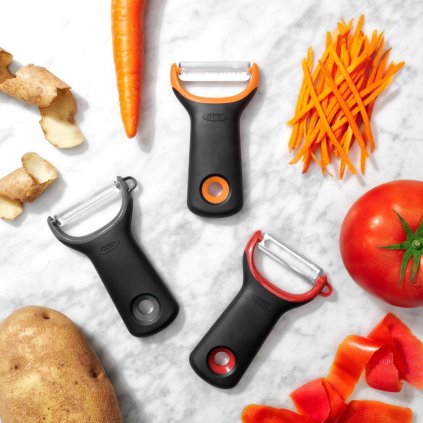 Grönsaksskalare GOOD GRIPS, set i 3 delar, plast, OXO