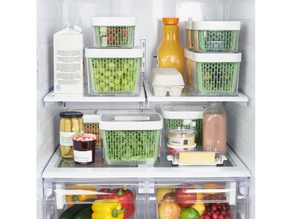 Matförvaringsbehållare GREENSAVER GOOD GRIPS 1,5 l, vit, plast, OXO