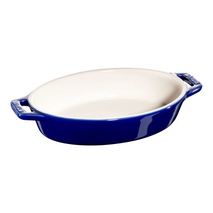 Bakform 17 cm, blå, keramik, Staub