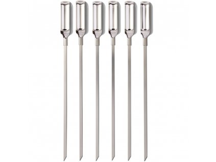 Köttspett GOOD GRIPS 34 cm, set i 6, silver, rostfritt stål, OXO