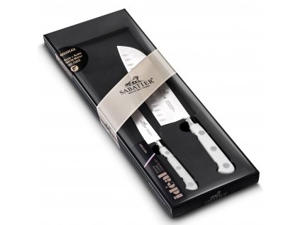 Knivset TOQUE EXOTIQUE, set i 2, nitar i rostfritt stål, Lion Sabatier