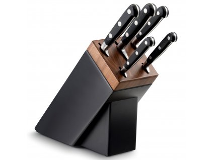 Knivblock SARLAT, med IDÉAL-knivar, set om 6, Lion Sabatier