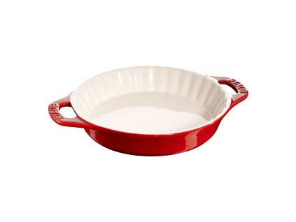 Pajform 24 cm, röd, keramik, Staub