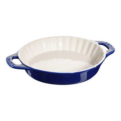 Pajform 24 cm, blå, keramik, Staub