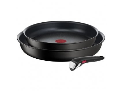 Set med stekpannor INGENIO UNLIMITED L7638942, set i 3, svart, aluminium, Tefal