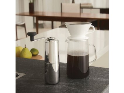 Kaffebryggare med långsamt dropp SLOW COFFEE, med kaffekvarn, Alessi