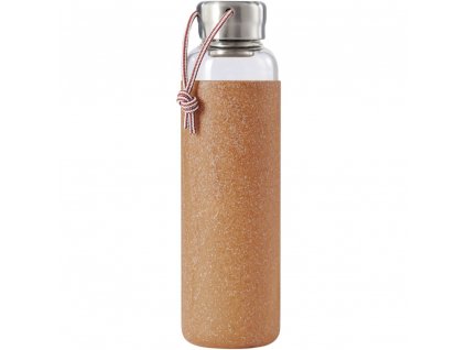 Vattenflaska 600 ml, mandel, glas, Black+Blum