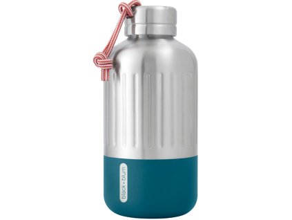 Vattenflaska EXPLORER 650 ml, marin, rostfritt stål, Black+Blum