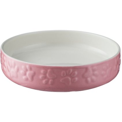 Kattskål PETWARE 13 cm, rosa, stengods, Mason Cash