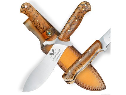 Slaktkniv BBQ BUTCHER POPLAR 17 cm, brun, Dellinger