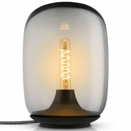 Skrivbordslampa ACORN 21 cm, LED, grå, plast, Eva Solo