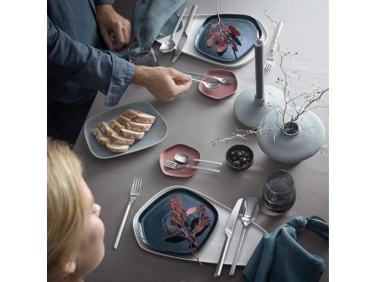 Matbestickset KINEO, set i 30 delar, silver, rostfritt stål, WMF