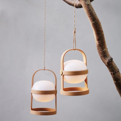Bärbar bordslampa SOFT SPOT 25 cm, LED, vete, Rosendahl