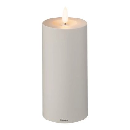 Skrivbordslampa NOCA 15 cm, LED, mörkgrå, plast, Blomus