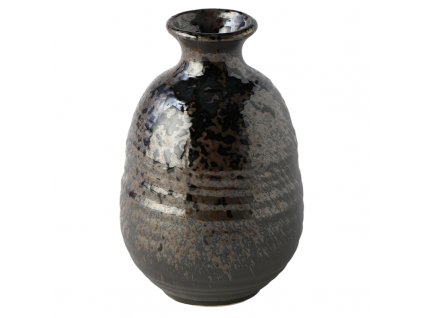 Sakeflaska 350 ml, svart, keramik, MIJ