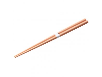 Chopsticks 22,5 cm, aprikos / vit, bambu, MIJ
