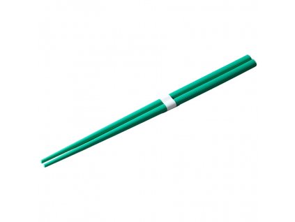 Chopsticks 22,5 cm, bambu av grön / vit, bambu, MIJ