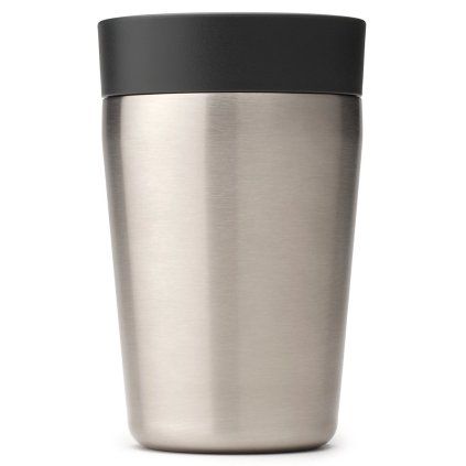 Termosmugg MAKE & TAKE 200 ml, mörkgrå, stål, Brabantia