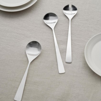Serveringssked MAYA 21 cm, silver, rostfritt stål, Stelton