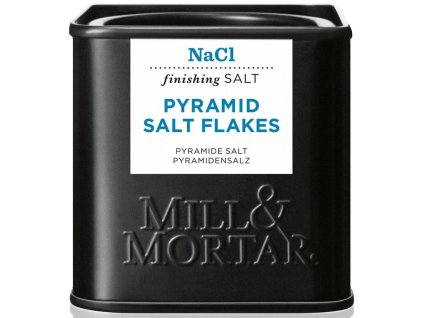 Pyramidsalt 70 g, flingor, Mill & Mortar