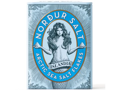 Arktiskt salt 125 g, flingor, plåtburk, Nordur Salt