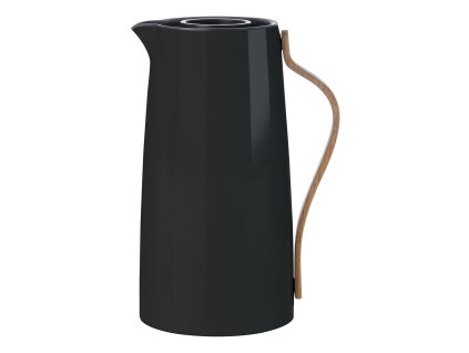 Vakuumkanna EMMA 1,2 l, för kaffe, svart, rostfritt stål, Stelton